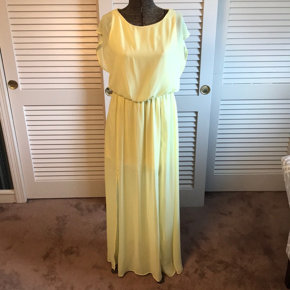 Lush Yellow Maxi Dress